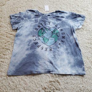 Purple Tie Dye Shirt Medium #3-048